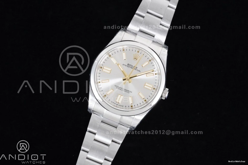 Perpetual 41mm Silver Tailored Edition 904L VSF DD3230 Oyster V 1:1 Dial 124300 954 Steel Best 0910